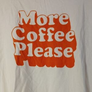 ban.do More Coffee Please Tee in Orange and White